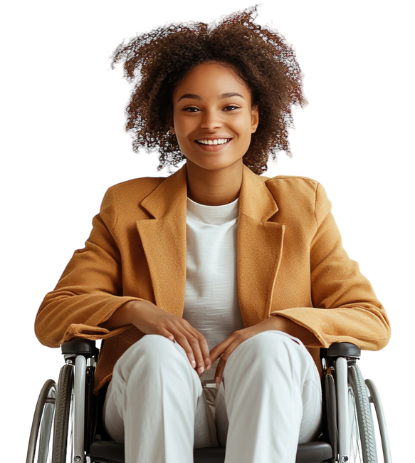 Lady In Wheelchair (cropped)