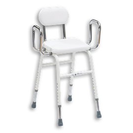 All Purpose Perching Stool with Adjustable Arms