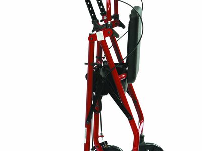 R6 8 Rollator Wheeled Walker Red