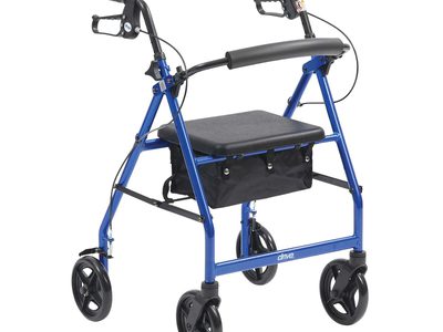 R6 BL 61 Aluminium Lightweight Rollator Indoor Blue 01 web