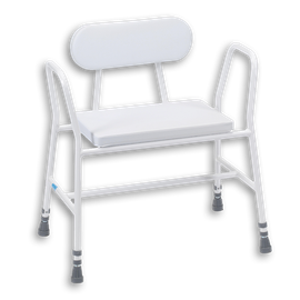 Bariatric Perching Stool with PVC Seat