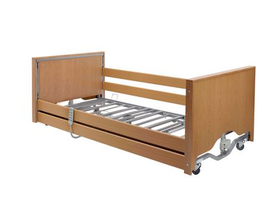 Casa Elite Low with Side Rails Light Oak