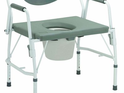 Deluxe Bariatric Drop Arm Commode 11135