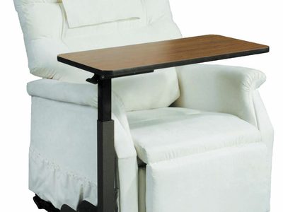 13085 Over Riser Table with chair