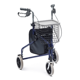 Steel Tri Walker with Bag