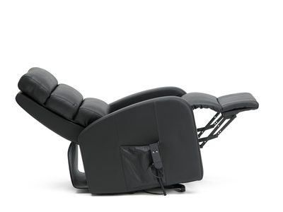 CLR30 BLK Three Tier Back PU Single Motor Riser Recliner Black CLR30 BLK2028329