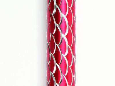 Folding Walking Stick Red Spiral Wave 10304 SRW 6 S