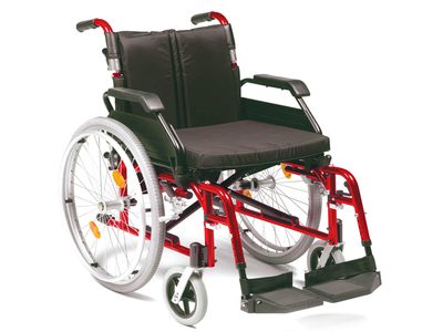 XSAWCSP20 REDST 20 XS Aluminium Self Propel Wheelchair Red 01 web