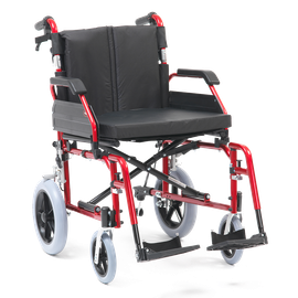 XS Aluminium Transit Wheelchairs XSAWCTS20 REDST 20 XS