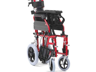 XSAWCTS20 REDST 20 XS Aluminium Transit Wheelchair Red 02 web